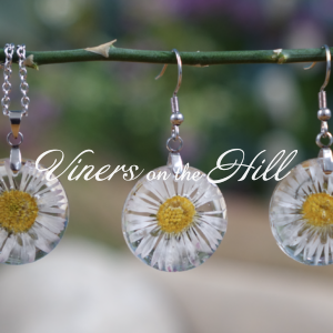 Silver Daisy flower set