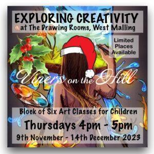 9th Nov Art Classes 4-5pm