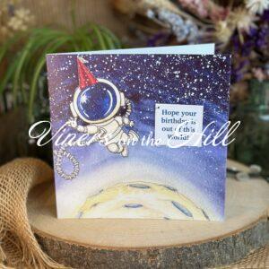 Birthday Astronaut card