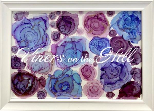 Original Artwork - Golden Blush Roses