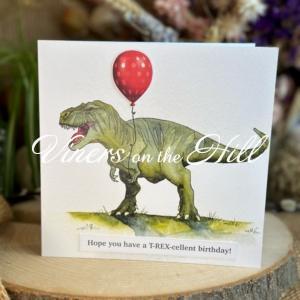 T-REX-cellent Birthday Card