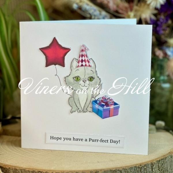 Purr-fect Cat Birthday Card