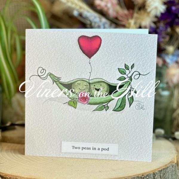 Two Peas in a Pod Card