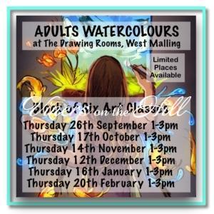 Adult Watercolour Classes 26th Sept