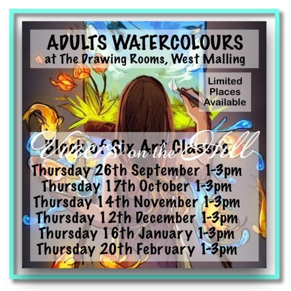 Adult Watercolour Classes 26th Sept